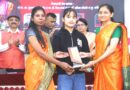 Sant Gadge Baba Amravati University felicitates Kareena Thapa, who received the Child Bravery Award