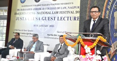 Special lecture concluded at the Justa Causa National Festival organized at Dr. Babasaheb Ambedkar Law College