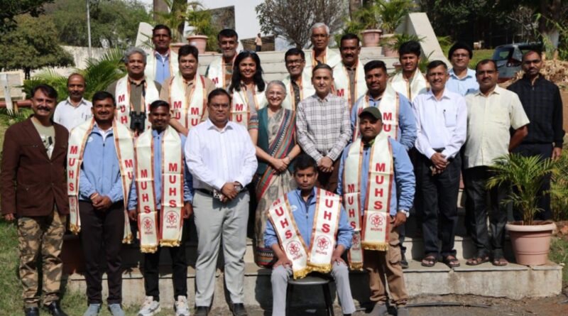 Winter Biodiversity Survey Camp concluded at Maharashtra University of Health Sciences