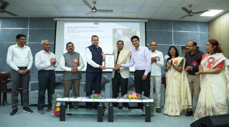 Amravati University felicitates former student and Tata Fundamental Research Centre's Prof. Vivek Polshettiwar