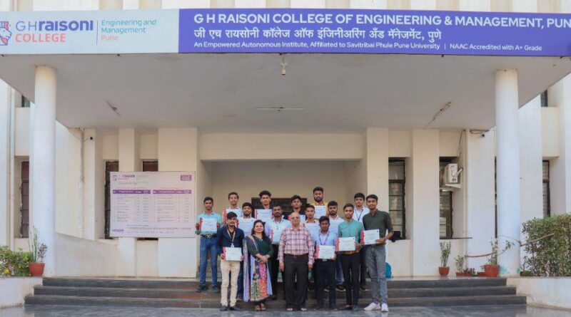 Cummins India scholarships for 25 students of Raisoni College Pune