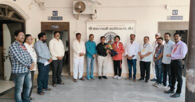 National Games silver medalist Nayan Bargaje felicitated at Sri Bankataswamy College