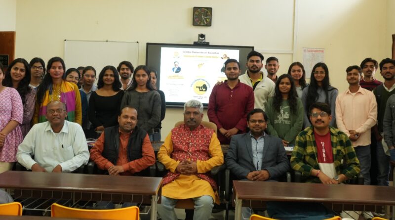 Photo reportage workshop organized by Russian News Agency at Central University of Rajasthan