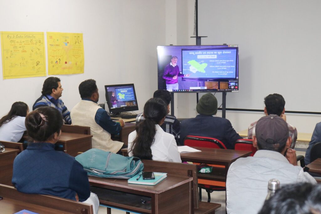 Students of Haryana Central University became aware about the areas of Jammu-Kashmir and Ladakh occupied by Pakistan and China