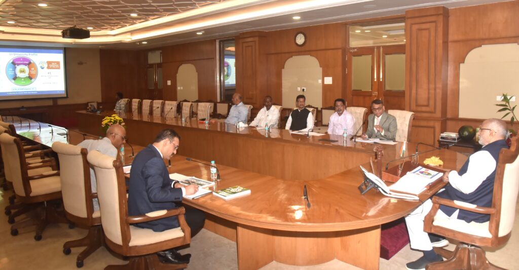 Governor reviews Dr. Balasaheb Sawant Konkan Krishi University in Dapoli