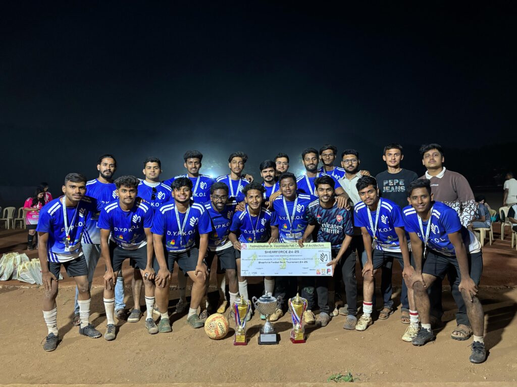 DY Patil Architecture wins runner-up title in inter-college football tournament