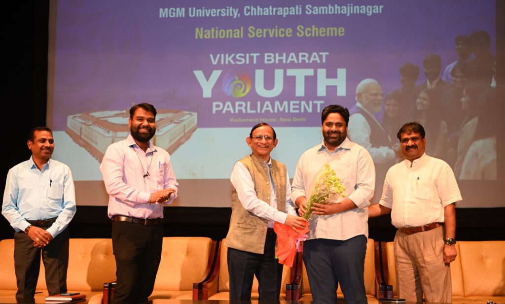 'Developed India Youth Parliament' inaugurated at MGM University with a spontaneous response from students
