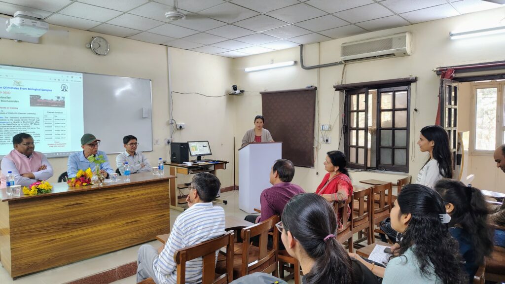 Organized Workshop on Protein Identification at Indian Veterinary Research Institute