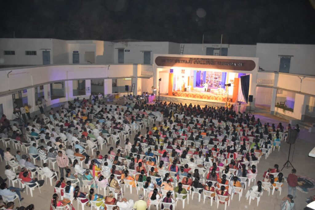 Presentation of a two-act family play at Shri Shivaji College on the occasion of Marathi Language Pride Day