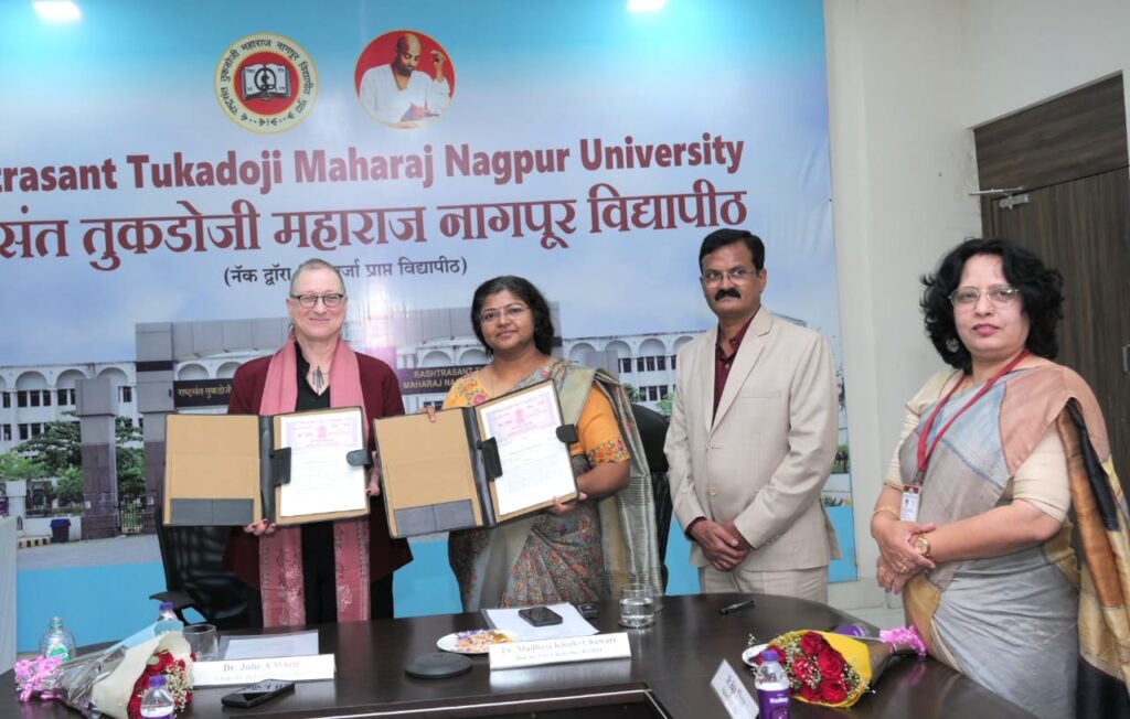 Rashtrasant Tukadoji Maharaj Nagpur University signs 2 MoUs with ACCT and Pierce College in the USA at the international level