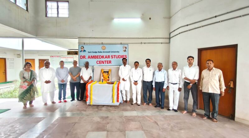 Buddha Jayanti celebrated at Buddhist Studies Center of Sant Gadge Baba Amravati University