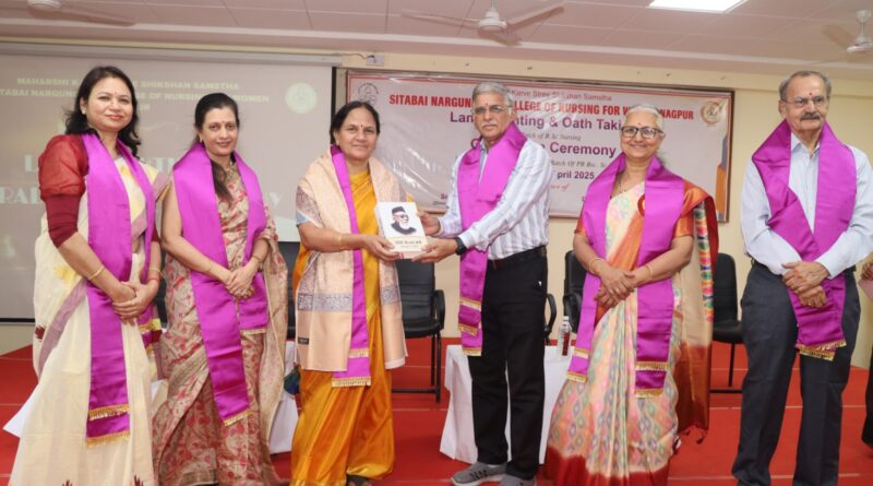 Graduation ceremony at Sitabai Nargundkar Nursing College for Women concluded with enthusiasm