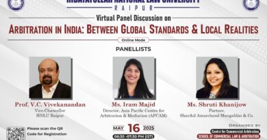 HNL University deliberates on India's arbitration system with global standards