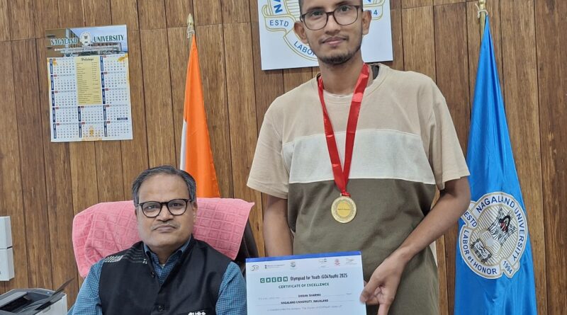 Nagaland University Scholar Shines in GO4Youth 2025 Green Olympiad