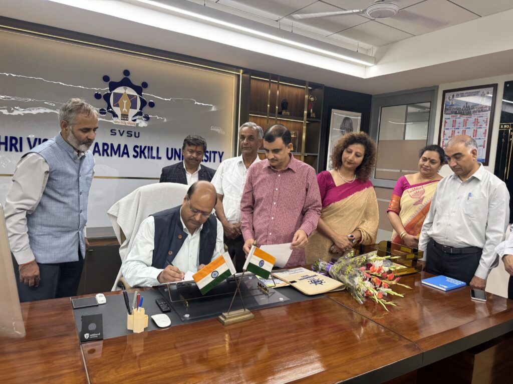 Professor Dinesh Kumar took over as the Vice Chancellor of Shri Vishwakarma Skill University SVSU Gurugram