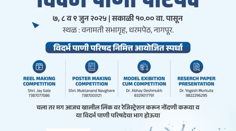 Various competitions organized at Rashtrasant Tukadoji Maharaj Nagpur University on the occasion of Vidarbha Water Conference