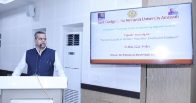 It is necessary to examine the psychological perspective behind farmer suicides - Vice Chancellor Dr. Milind Barahate