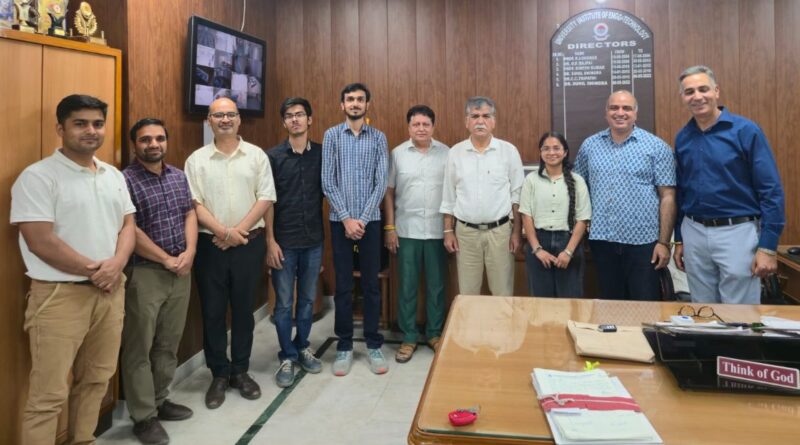 Five students of Kurukshetra University UIET selected in a prestigious company in UK