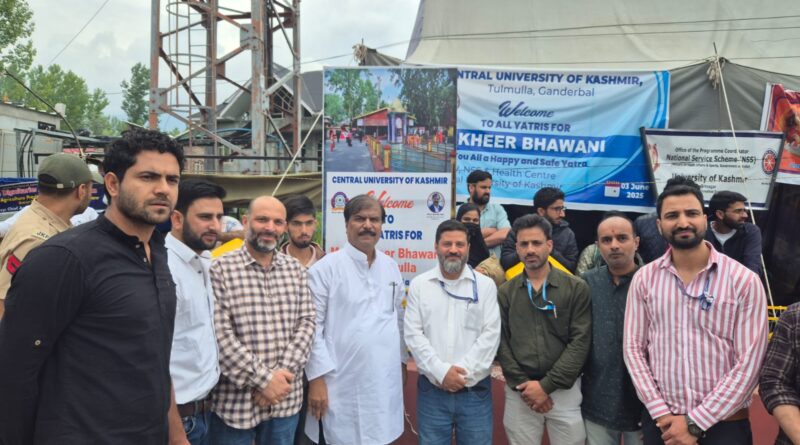 CUK Organises Social Service & Health Camp for Devotees at Mela Kheer Bhawani
