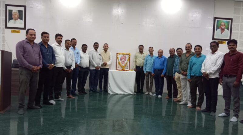 Chhatrapati Rajshri Shahu Maharaj Jayanti celebrated with enthusiasm at Rashtrasant Tukadoji Maharaj Nagpur University