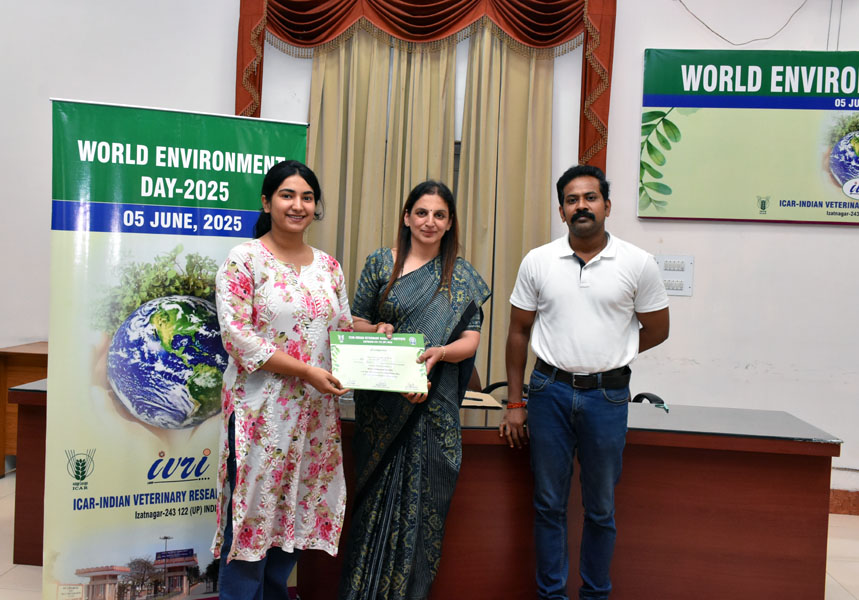 Tree plantation on World Environment Day at Indian Veterinary Research Institute