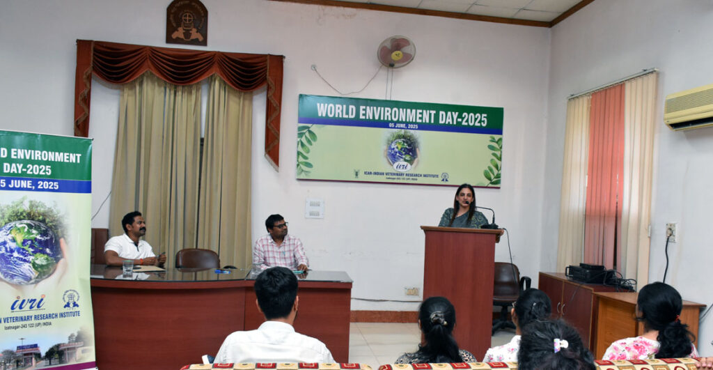 Tree plantation on World Environment Day at Indian Veterinary Research Institute