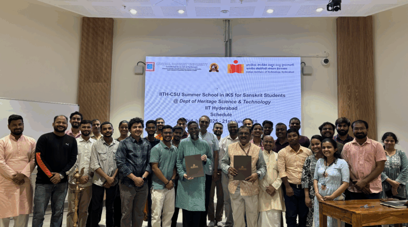 📝 IIT Hyderabad Signs MoU with Central Sanskrit University to Promote Indian Knowledge Systems and Interdisciplinary Research