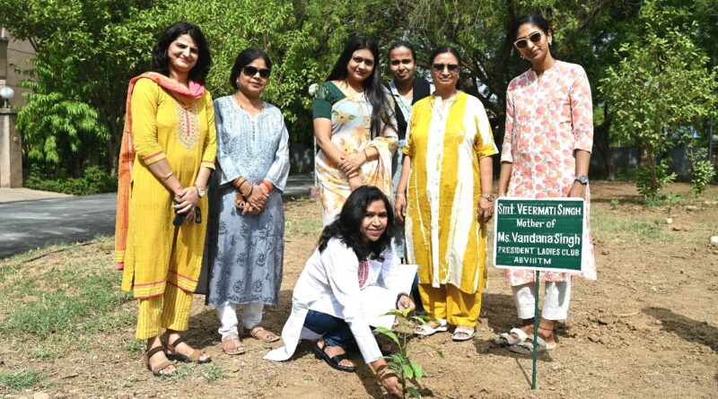 Successful organization of plantation program by Ladies Club of ABV-IIITM Gwalior