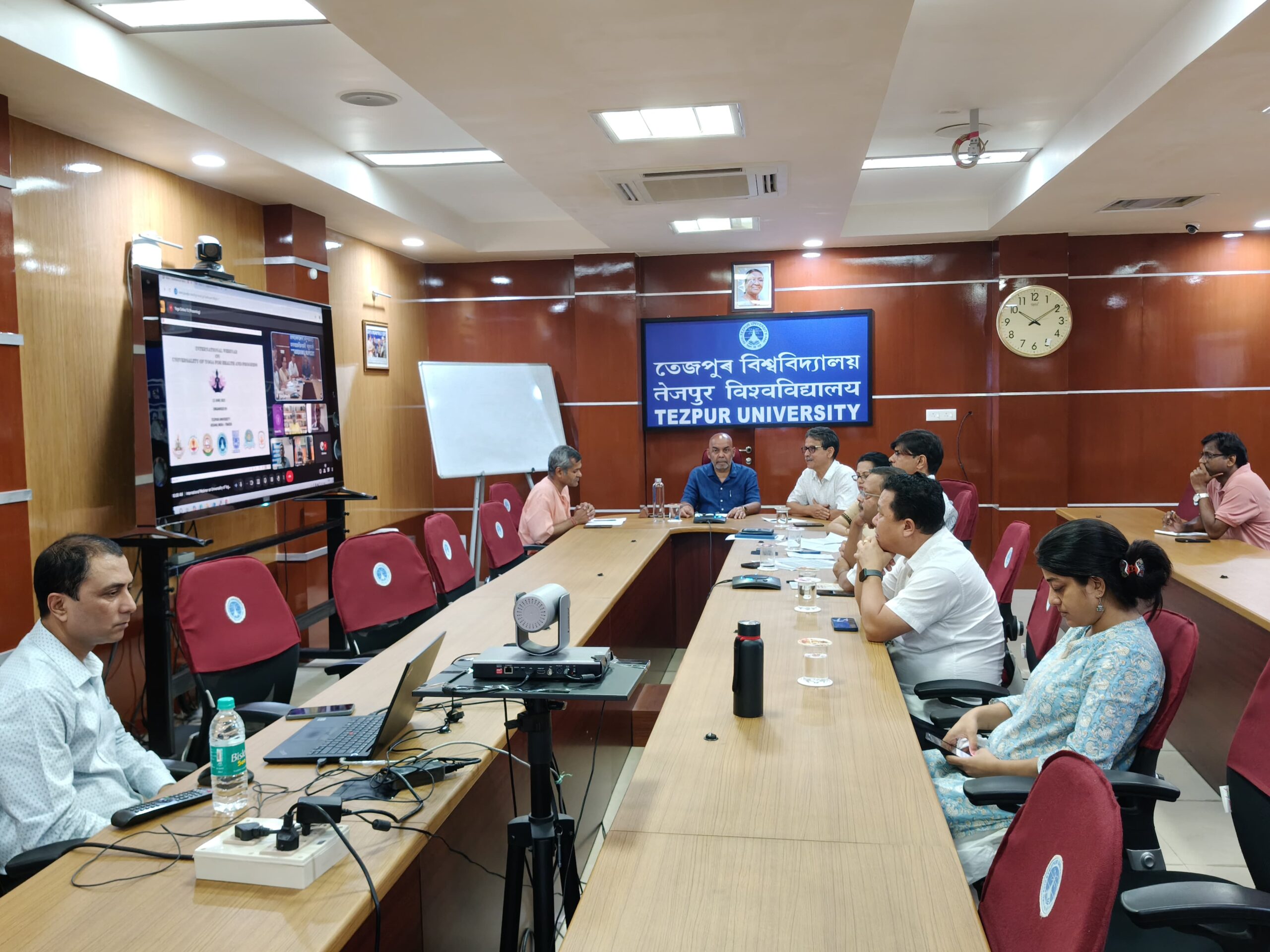 Tezpur University Hosts International Webinar on "Universality of Yoga for Health and Progress"