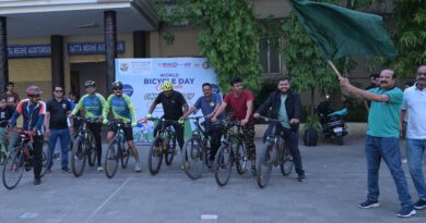 World Bicycle Day celebrated with enthusiasm at Datta Meghe Institute of Higher Education and Research Abhimat University