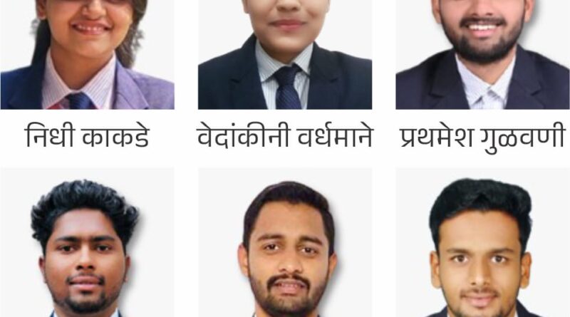 41 students of DY Patil School of Engineering and Management selected in various companies