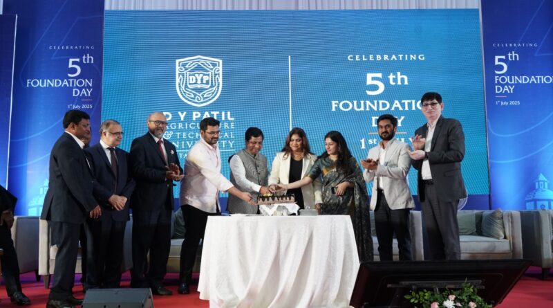5th Foundation Day of D Y Patil Agricultural and Technical University celebrated with great enthusiasm