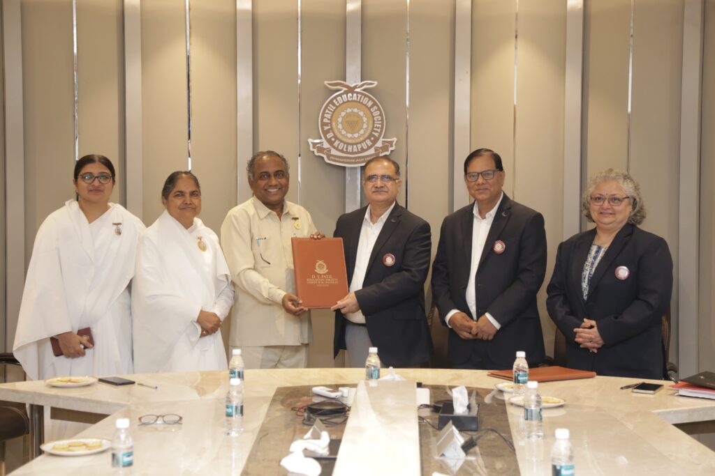 D Y Patil Abhimat University signs MoU with 'Prajapita Brahmakumari Ishwariya Vishwa Vidyalaya'