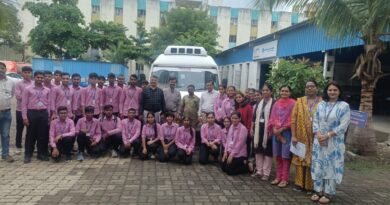 Educational visit of class 12 students of Raisoni Junior College to Radio Telescope Center, Narayangaon