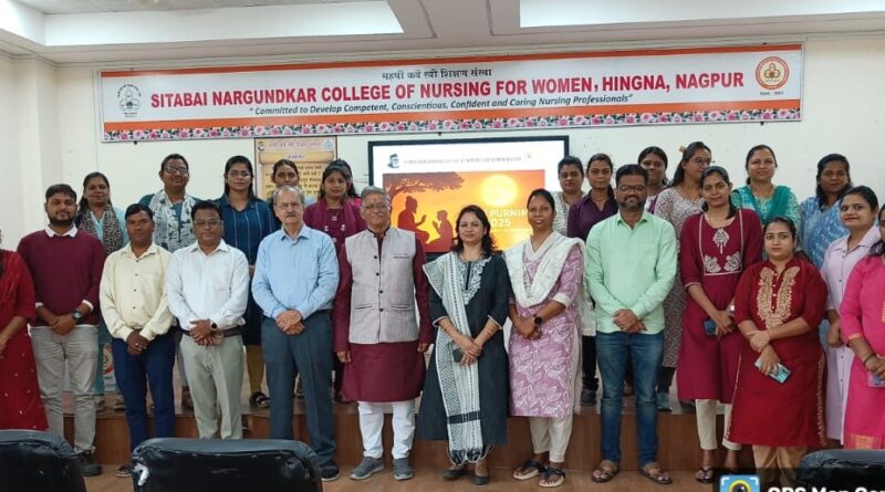 Guru Purnima celebrated with enthusiasm at Sitabai Nargundkar Nursing College for Women