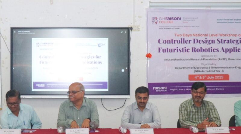 Two-day National Workshop on Futuristic Robotics Applications concluded at G H Raisoni College of Engineering