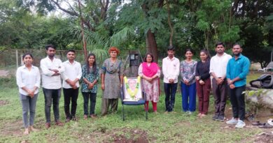 Greetings and Shramdana on the occasion of Annabhau Sathe Jayanti at Dr. Babasaheb Ambedkar Marathwada University