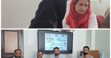 CUKashmir Organises Women’s Health Camp under Swachhta Hi Seva 2025