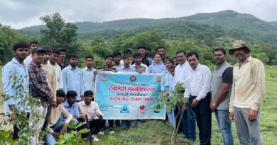 Plantation of 600 trees by Devgiri College in Chhatrapati Sambhajinagar