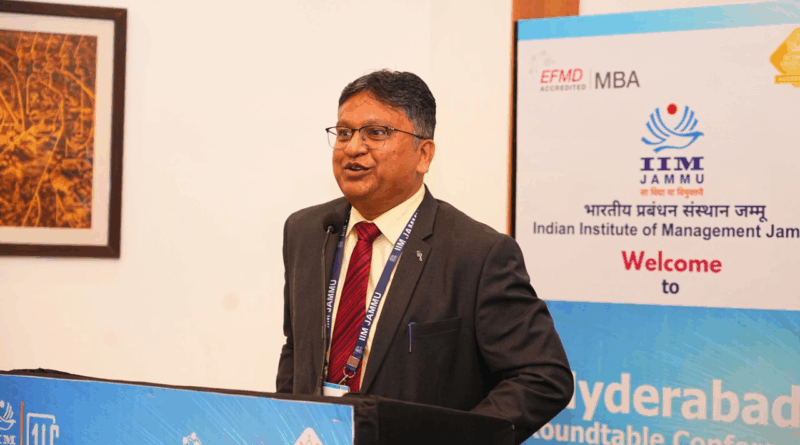 IIM Jammu Hosts Hyderabad Roundtable Conference to Strengthen Academia–Industry Collaboration
