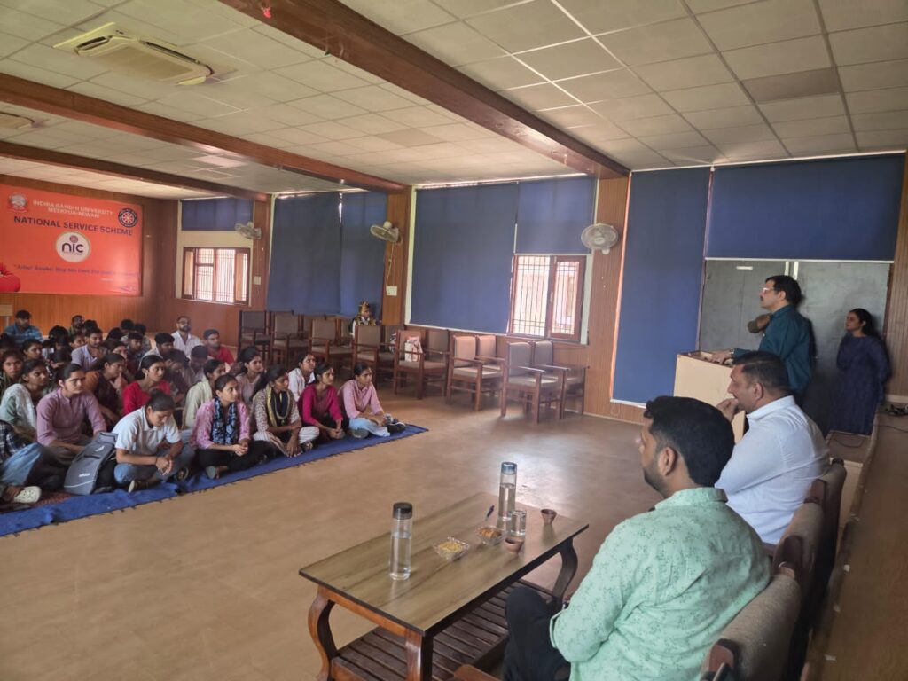 National Service Scheme Foundation Day celebrated with enthusiasm at Indira Gandhi University