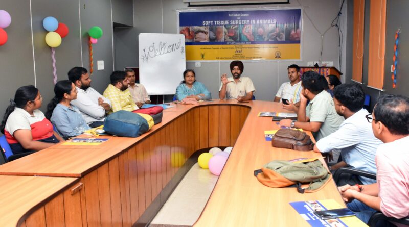 Successful completion of five days “Hands-on Training on Soft Tissue Surgery in Animals” at IVRI