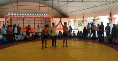 Saeed Hakim Sheikh of Sadguru Janeshwar Secondary School secured first position in khultabad taluka level wrestling.