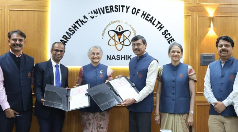 Memorandum of Understanding (MoU) between Maharashtra University of Health Sciences and Sun Pharma Industries Limited महाराष्ट्र आरोग्य विज्ञान विद्यापीठ व सन फार्मा इंडस्ट्रिज लिमिटेड यांच्यात सामंजस्य करार
