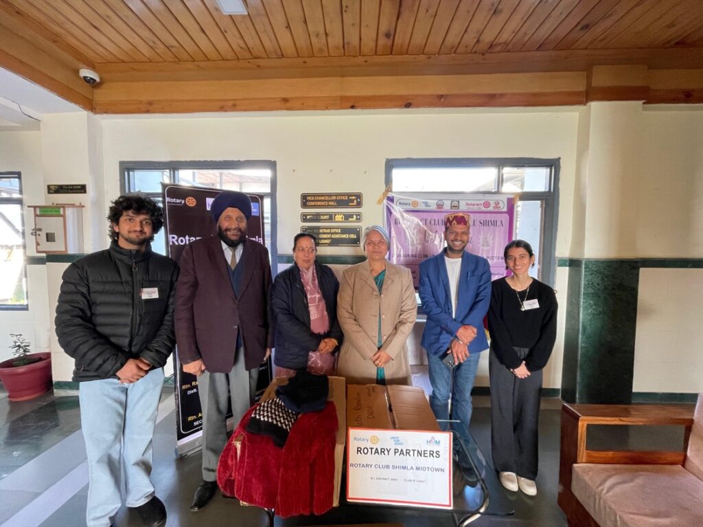 HPNLU Organizes Cloth Donation Drive to Promote Social Responsibility in Shimla