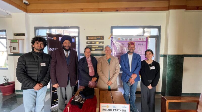 HPNLU Organizes Cloth Donation Drive to Promote Social Responsibility in Shimla