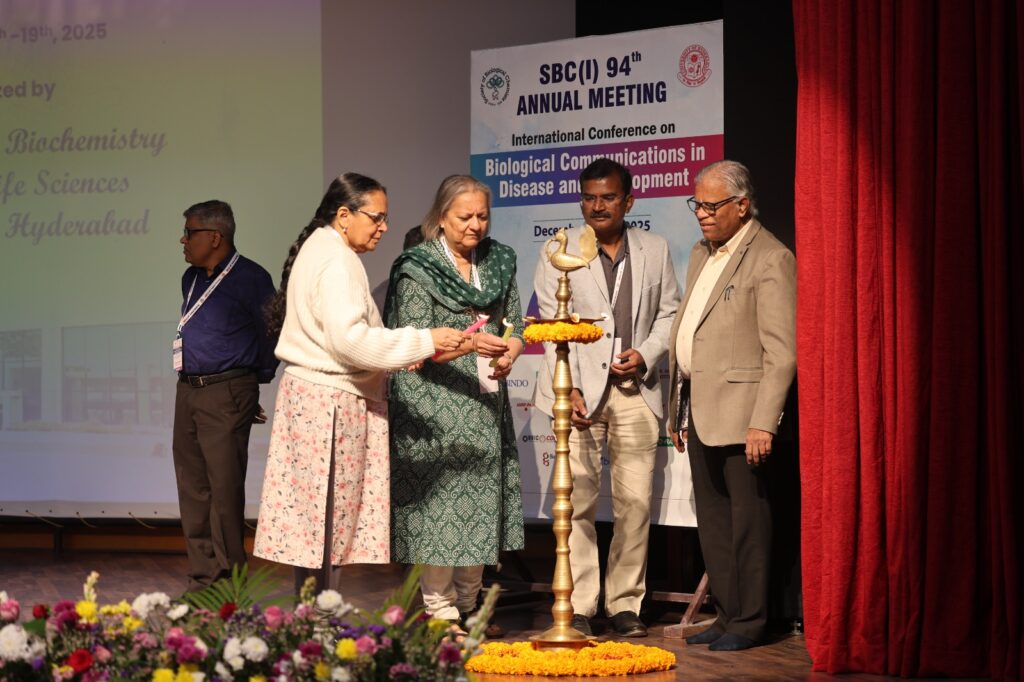 94th Annual Meeting of the Society of Biological Chemists, India Held at University of Hyderabad