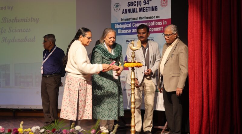 94th Annual Meeting of the Society of Biological Chemists, India Held at University of Hyderabad