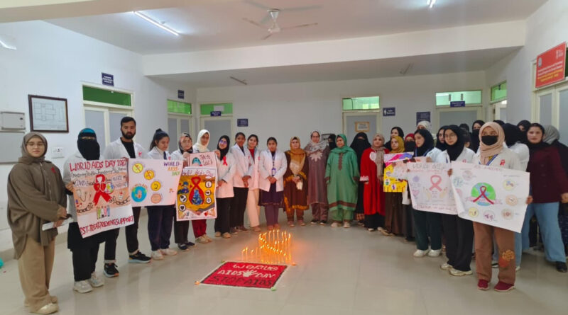 World AIDS Day Observed at Syed Mantaqi Memorial College, IUST 