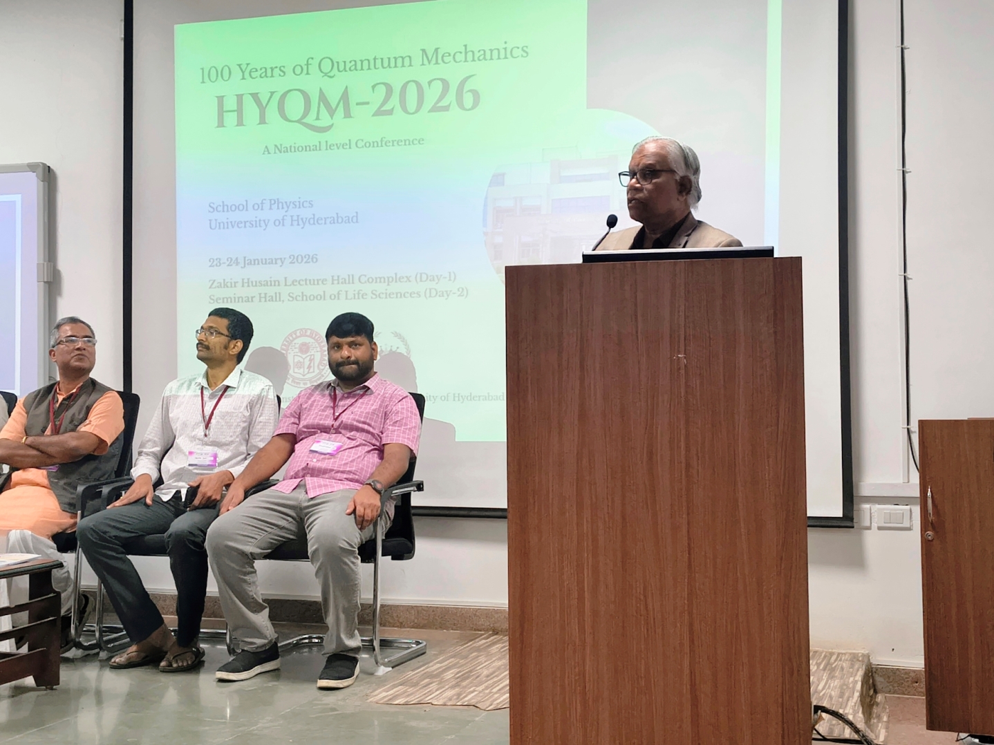 University of Hyderabad Launches National Conference Celebrating 100 Years of Quantum Mechanics